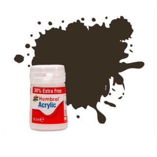 Humbrol 10 servisní hnědá lesklá akrylová modelářská barva, 14ml (HUMBROL AB0010EP Service Brown MAT 14ml 0,47fl oz ACRYLIC COLOR)