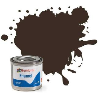 Humbrol 10 servisní hnědá lesklá syntetická modelářská barva, 14ml (HUMBROL AA0117 Service Brown MAT 14ml 0,47fl oz EMAIL COLOR)
