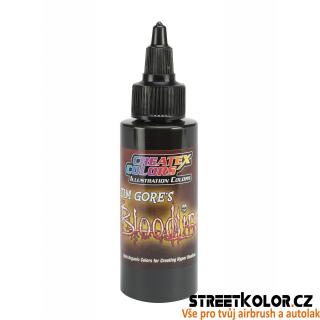 Ilustrační Černě hnědá airbrush barva CreateX 30 ml (by CreateX)