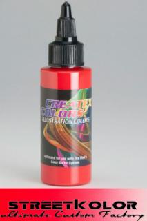 Ilustrační Červená airbrush barva CreateX 30 ml (by CreateX)