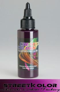 Ilustrační Červeno fialová airbrush barva CreateX 60 ml (by CreateX)