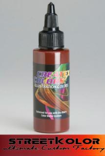 Ilustrační Hnědooranžová airbrush barva CreateX 30 ml (by CreateX)