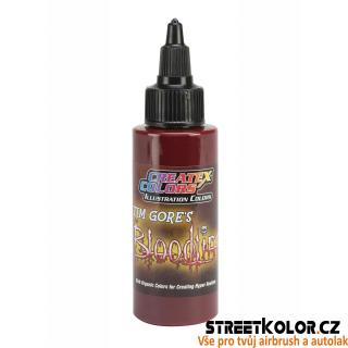 Ilustrační Karmínově červená airbrush barva CreateX 30 ml (by CreateX)