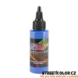 Ilustrační Neprůhledná světle modrá airbrush barva CreateX 30 ml (by CreateX)