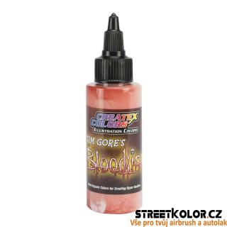 Ilustrační Růžově-červená airbrush barva CreateX 30 ml (by CreateX)