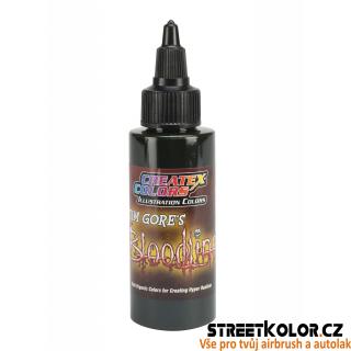 Ilustrační Tmavá zelená airbrush barva CreateX 30 ml (by CreateX)