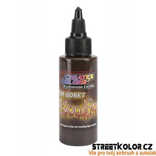 Ilustrační Tmavě hnědá airbrush barva CreateX 30 ml (by CreateX)