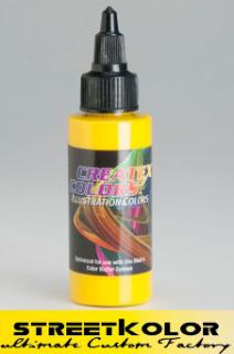Ilustrační Žlutá airbrush barva CreateX 30 ml (by CreateX)