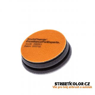 KochChemie Středně tvrdý oranžový leštící kotouč pro jednokrokové leštění 76x23 (KochChemie One Cut Pad 76 x 23 mm)