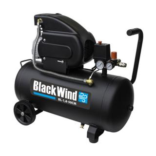 Kompresor BLACK WIND BL, vzdušník 50L, 8Bar, 1,8kW, 230V, Sací výkon 233l/min.