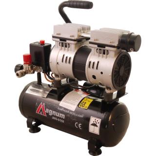 Magnum JWS-9, Bezolejový kompresor, jenom 68dB, výkon až 110l/min., zásobník: 9L