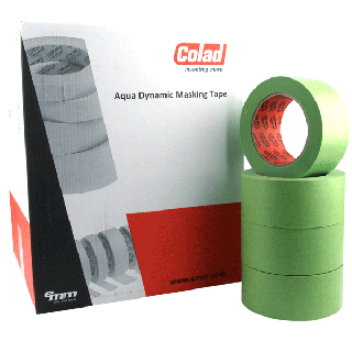 Maskovací páska voděodolná Colad Aqua Dynamic: 25 mm x 50 m (Colad Aqua Dynamic Masking Tape 25 mm x 50 m, 900425)