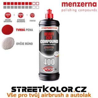 Menzerna 400, hrubá + střední + finální brusná pasta, 250ml