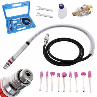 Mikro pneumatická bruska a gravírovačka ROTAKE RT-1212K2, Spotřeba:pouhých 55l/m (ROTAKE MICRO AIR DIE GRINDER with 3mm COLLET)