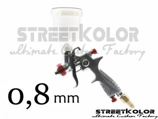 Mini stříkací pistole  Auarita H-887 HVLP 0,8 mm (90-170l/min.)