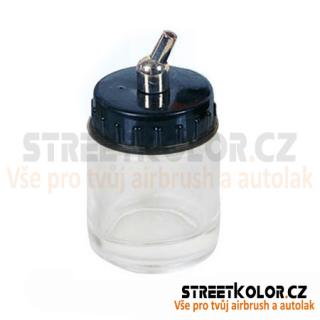 Nádobka / Lahvička skleněná BD-02 22 ml pro airbrush pistole Fengda