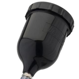 Nádržka s víčkem pro DeVilbiss GTi PRO PRI PRO, 600 ml, Plast - Černá