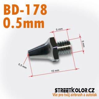 Náhladná tryska pro airbrush pískovací pistoli Fengda BD-178