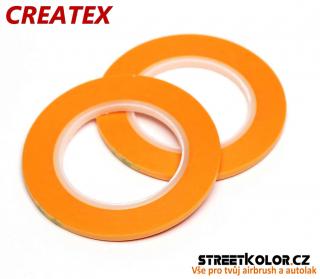 Obrysová a přechodová páska: PVC: 3mm x 18m, CreateX, 2 kusy