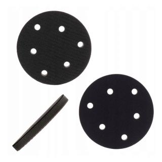 Pěnová mezipodložka měkká (černá), průměr: 150mm, tloušťka: 10 mm, 6 děr (KOLORTECH INTERFERENCE PAD 150mm, 6 holes)