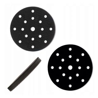 Pěnová mezipodložka měkká (černá), průměr: 150mm, tloušťka: 12 mm, 15 děr (STARCKE INTERFERENCE PAD SOFT 150x12mm)