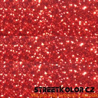Perleť Červená-Světlá, 100 gramů, 200 micro=0,2mm (200 micro)