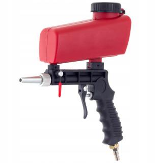 Pískovací pistole KolorTech LP-19E. Spotřeba pouze: 180l/min.