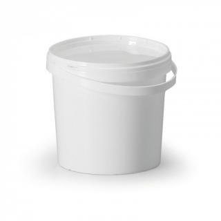 Plastove vědro s víkem, objem: 1180ml