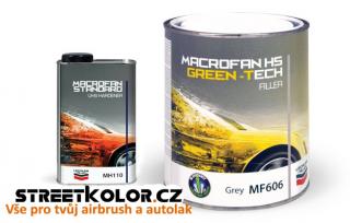 Plnič Šedý Lechler GREEN-TECH MF606 Low VOC, plnič 1000 ml + 200 ml tužidla (Lechler MACROFAN HS GREEN-TECH FILLER MF606)