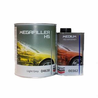 Plnič Šedý Lechler MEGAFILLER 04638 Low VOC, plnič 1000 ml + 200 ml tužidla (Lechler MEGAFILLER HS 04638 - ihned odeslání)
