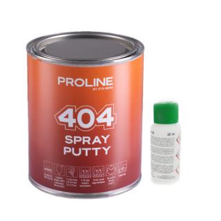 PROLINE 404, Stříkací tmel 1,0kg s tužidlem (PROLINE 404 POLYESTER SPRAY PUTTY, 1000g)