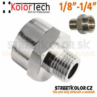 Redukce vnější závit G1 / 8 &quot;, vnitřní závit G1 / 8&quot; - Niklovaná mosaz