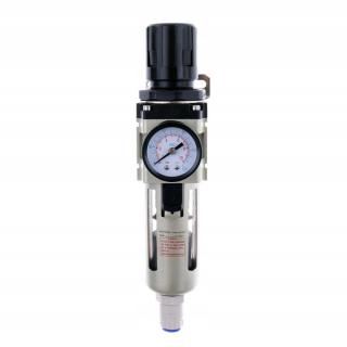 Regulátor tlaku s filtrem AW3000-02D, závit: 1/4&quot;, Autovypouštěcí ventil 40mikro
