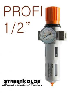 Regulátor tlaku s filtrom vnútorný závit:1/2 , YQFR4000-04 (Profesionálne použitie)