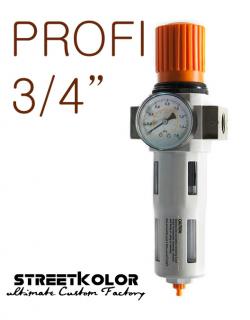 Regulátor tlaku s filtrom vnútorný závit:3/4 , YQFR5000-06 (Profesionálne použitie)
