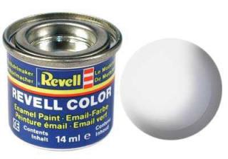 REVELL 04 bílá lesklá syntetická modelářská barva (RAL9010), 14ml (REVELL 32104 GLOSS WHITE 14ml 0,47fl oz EMAIL COLOR)