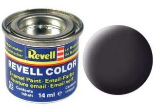 REVELL 06 černá dehtová matná syntetická modelářská barva (RAL9021), 14ml (REVELL 32106 TAR MAT 14ml 0,47fl oz EMAIL COLOR)
