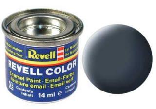 REVELL 09 antracitově šedá matná syntetická modelářská barva (RAL7021), 14ml (REVELL 32109 ANTHRACITE GREY MAT 14ml 0,47fl oz EMAIL COLOR)
