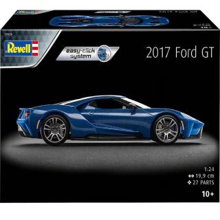 Revell 2017 Ford GT Model kit Auto 1:24, 27 dílů (Revell Ford GT 2017 1:24, 19,9cm, EASY CLICK SYSTEM, Model No.: 07824)