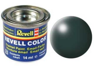 REVELL 365 zelená patina syntetická polomatná modelářská barva (RAL6000), 14ml (REVELL 32365 PATINA GREEN SILK 14ml 0,47fl oz EMAIL COLOR)