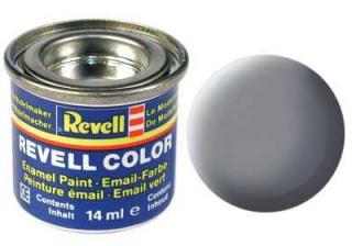 REVELL 47 Myší šedá matná syntetická modelářská barva (RAL7005), 14ml (REVELL 32147 MOUSE GREY MAT 14ml 0,47fl oz EMAIL COLOR)
