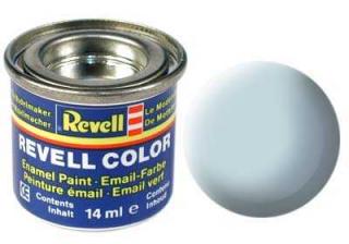 REVELL 49 Světlá modrá matná syntetická modelářská barva, 14ml (REVELL 32149 LIGHT BLUE MAT 14ml 0,47fl oz EMAIL COLOR)