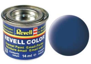 REVELL 56 Modrá matná syntetická modelářská barva (RAL5000), 14ml (REVELL 32156 BLUE MAT 14ml 0,47fl oz EMAIL COLOR)