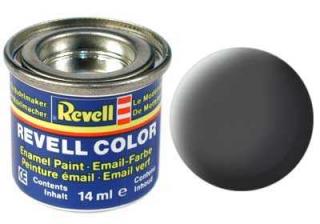REVELL 66 Olivově šedá matná syntetická modelářská barva (RAL7010), 14ml (REVELL 32166 OLIVE GREY MAT 14ml 0,47fl oz EMAIL COLOR)