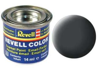 REVELL 77 Prachová šedá matná syntetická modelářská barva (RAL7012), 14ml (REVELL 32177 DUST GREY MAT 14ml 0,47fl oz EMAIL COLOR)