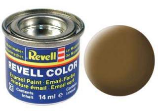 REVELL 87 zemitá hnědá matná syntetická modelářská barva (RAL7006), 14ml (REVELL 32187 EARTH BROWN MAT 14ml 0,47fl oz EMAIL COLOR)