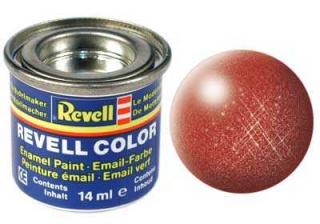 REVELL 95 Bronzová metalíza syntetická modelářská barva, 14ml (REVELL 32195 BRONZE METTALIC 14ml 0,47fl oz EMAIL COLOR)