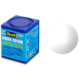 REVELL AQUA 01 Čirá lesklá akrylová modelářská barva, 18ml (REVELL 36101 CLEAR GLOSS 18ml 0,61fl oz AQUA ACRYL COLOR)