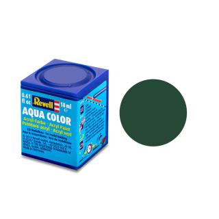 REVELL AQUA 68 RAF tmavě zelená matná akrylová modelářská barva, 18ml (REVELL 36168 RAF DARK GREEN MATT 18ml 0,61fl oz AQUA ACRYL COLOR)