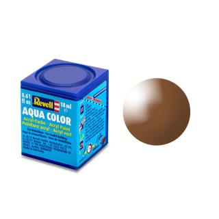 REVELL AQUA 80 Blatově hnědá lesklá akrylová modelářská barva (RAL8003), 18ml (REVELL 36180 MUD BROWN GLOSS 18ml 0,61fl oz AQUA ACRYL COLOR)